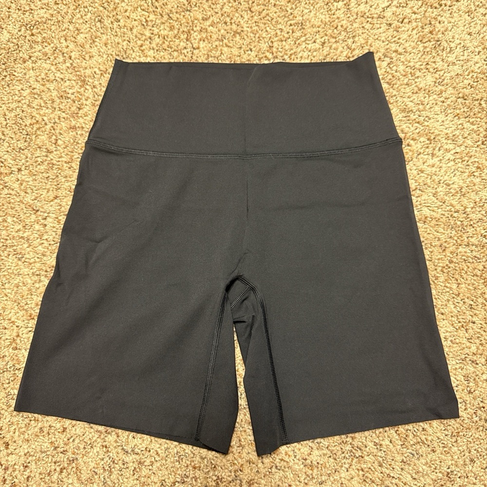 Classic Black High-Rise Bike Shorts